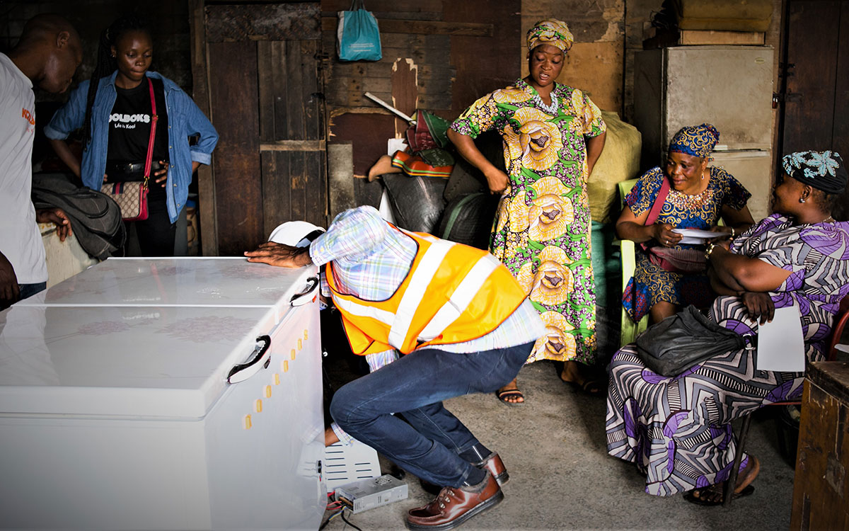 Koolboks off grid solar refrigerators for fish traders Nigeria-